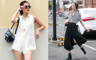 Quý cô hai miền xuống phố "nhẹ bẫng" bất chấp ngày cuối tuần nắng chói