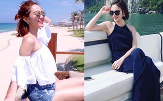 Xem các người đẹp Việt gợi ý món đồ không thể thiếu trong mùa nghỉ mát