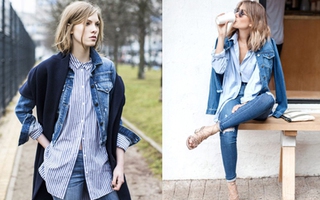 5 cách diện áo khoác denim thật chuẩn mốt trong mùa lạnh năm nay 