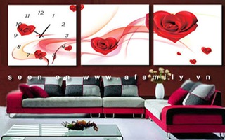 Tạo sức hút cho ngôi nhà từ tranh tường khổ lớn