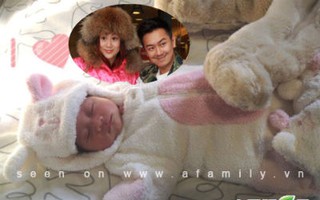 Ngắm ảnh con gái Trần Hạo Dân xinh như thỏ ngọc 