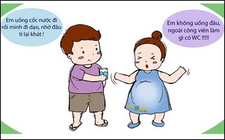 Tranh vui: Những nỗi khổ không biết nói với ai của các mẹ bầu