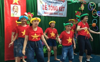 Buổi tổng kết xúc động ở một ngôi trường đặc biệt