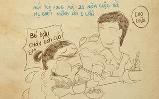 Thêm những hình ảnh hài hước trong bộ tranh gây sốt "Nhật ký của mẹ"