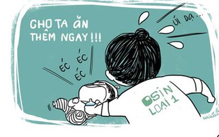 "Nhật ký của mẹ": Những bức tranh đầu tiên sau sinh của người mẹ trẻ
