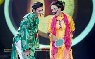 Khương Ngọc gây cười khi giở trò "dê" Thanh Duy ngay trên sân khấu 