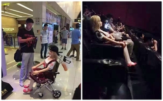 Chàng trai gây sốt cư dân mạng khi đưa "bạn gái" búp bê tình dục đi xem phim