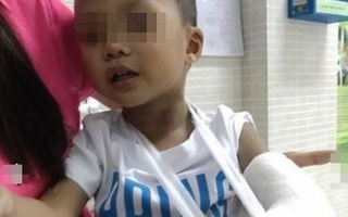 Tường trình của nhà trường về chuyện bé 3 tuổi gãy tay