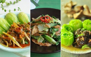 3 cách chế biến rau cải thìa ngon nhẹ nhàng cho cơm tối