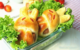 Bữa sáng ấm bụng với bánh mì thỏ mềm thơm đẹp mắt