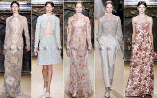 Valentino tiếp tục khẳng định đẳng cấp qua BST Couture Xuân 2012