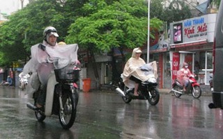 Không khí lạnh tràn về khiến thời tiết miền Bắc chuyển mưa dông