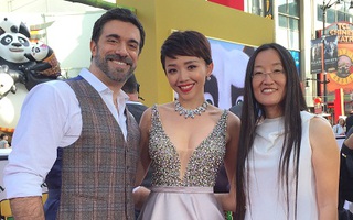 Tóc Tiên khoe ngực đầy gợi cảm, sánh vai dàn sao Hollywood