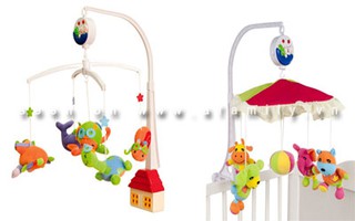 Thú bông treo cũi phát nhạc cực xinh cho trẻ nhỏ