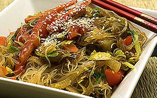 Miến lươn xào