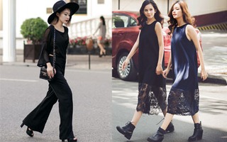 Mê mẩn với street style toàn đồ tối màu của phái đẹp 2 miền 