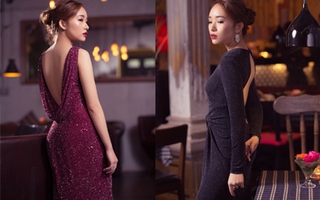 Đầm hở lưng quyến rũ giúp các nàng toả sáng tại đêm tiệc Tất niên