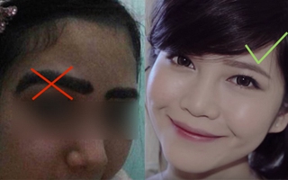 Bạn sẽ không biến thành "nàng hề" nếu học theo 2 cách kẻ lông mày dưới đây 