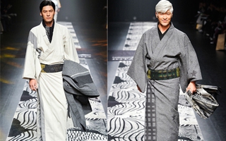 Mê mệt với những "soái ca" mặc kimono tại Tuần lễ thời trang Tokyo