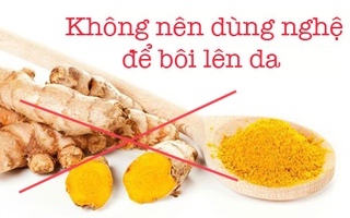 Nếu có ý định dùng nghệ để trị thâm hay làm sáng da thì hãy dừng ngay lại 