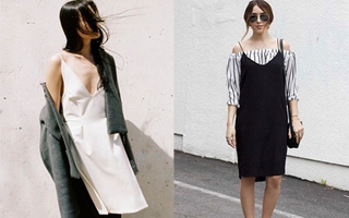 Mấy ngày mát trời, hãy thử những cách kết hợp này với váy slip dress