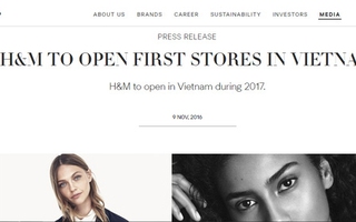 H&M thông báo về Việt Nam, mở điểm đầu tiên tại Thảo Điền Q.2 Sài Gòn