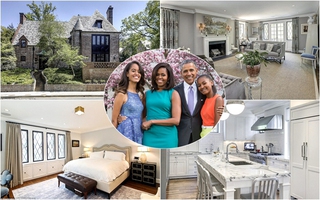 Cận cảnh ngôi nhà gia đình Tổng thống Obama sẽ ở sau khi rời Nhà Trắng