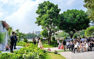 4 địa điểm tổ chức tiệc cưới có không gian ngoài trời lãng mạn ở khu vực Tây Hồ