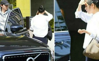 Han Ga In xuất hiện lần đầu bên chồng sau khi hạ sinh công chúa nhỏ