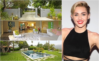 Cận cảnh ngôi nhà triệu đô đẹp tuyệt vời của Miley Cyrus