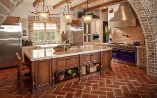 20 mẫu thiết kế nội thất đậm chất Rustic với gạch nung