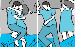"Bắt mạch" tình trạng hôn nhân qua tư thế ngủ