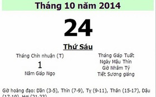 Điều gì nên làm và kiêng kỵ trong tháng 9 nhuận năm nay?