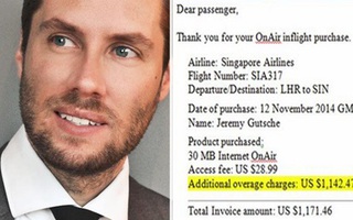 Trả 1.200 USD để dùng Wifi trên máy bay Singapore Airline