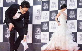 Thành Viên SNSD ngượng "chín mặt" vì váy rơi lả tả
