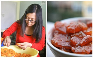 “Ngó trộm” quy trình làm mứt truyền thống cầu kì của bà chủ bếp khó tính