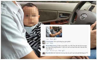 Tranh cãi gay gắt quanh bức ảnh bố lái taxi bế con đi làm cùng