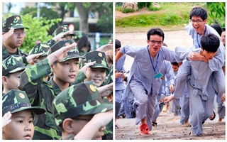 "Mốt" cho trẻ vào lính, "đi tu" khi con nghỉ hè
