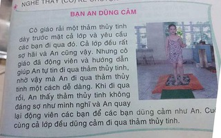 Yêu cầu kiểm tra sách 'dạy trẻ đi trên thủy tinh'