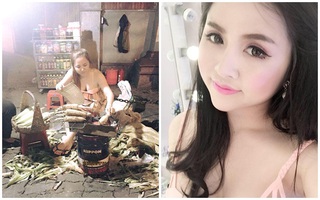 Thân thế bất ngờ của "hot girl bán ngô nướng" xinh đẹp gây sốt mạng