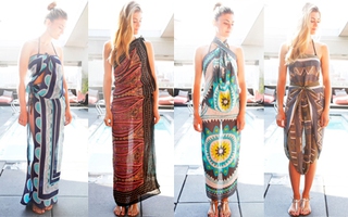 Dạo biển thêm cuốn hút với 4 kiểu thắt sarong cơ bản