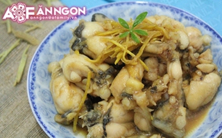 Ếch ram gừng thơm lừng cho bữa tối 