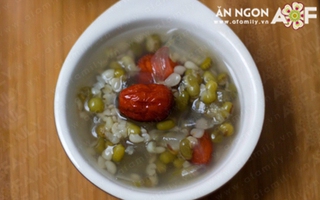 Chè đậu xanh nha đam - mát, bổ, ngon miệng 