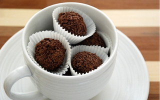 Chocolate truffle hai lớp cực hấp dẫn