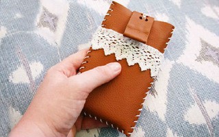 Bao da đựng điện thoại theo phong cách Bohemian