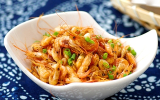 Giản dị món tép rang gừng tỏi