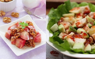 2 cách làm salad đào giòn ngon tuyệt vời