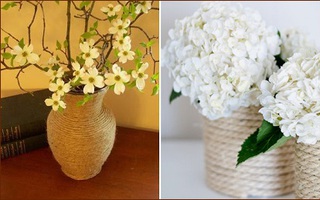 2 cách trang trí lọ hoa thanh nhã, tự nhiên