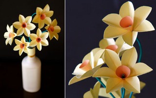 3 bước đơn giản làm hoa thủy tiên giấy