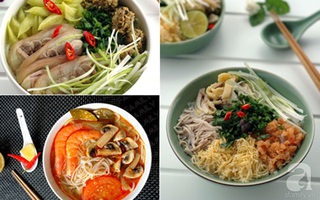 5 món bún nóng hổi cực ngon cho bữa sáng ngày mưa